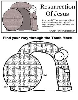 Resurrection Of Jesus Tomb Maze