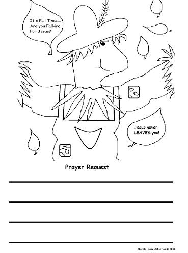 Fall Scarecrow Prayer Request
