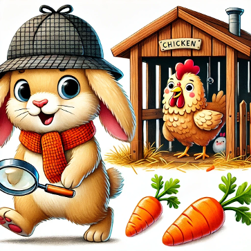 Scooter The Bunny And The Case Of The Missing Carrots