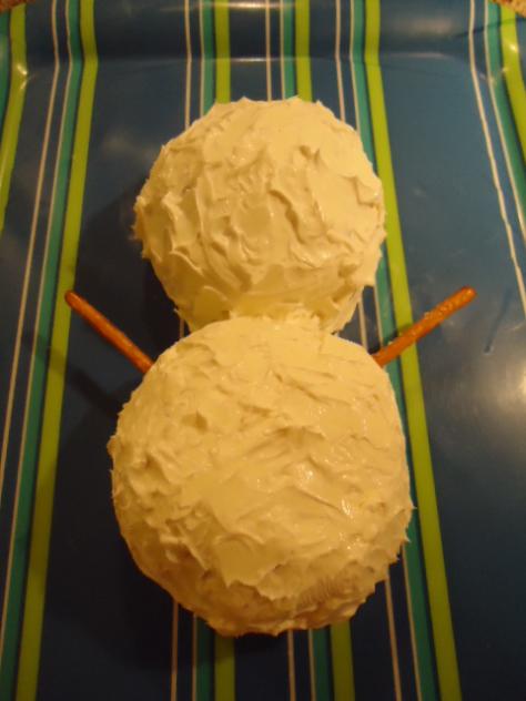 Snowman Cheeseball