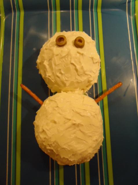 Snowman Cheeseball