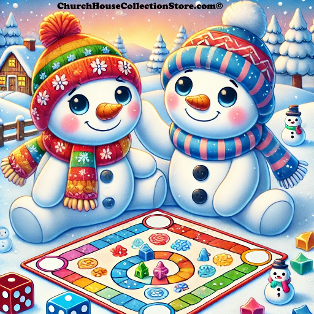 50 Themed Snowman and Winter Themed Game ideas, crafts and activities for toddlers and kids by ChurchHouseCollection.Store.com