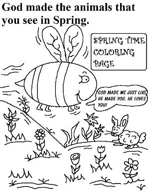 Spring Coloring Pages