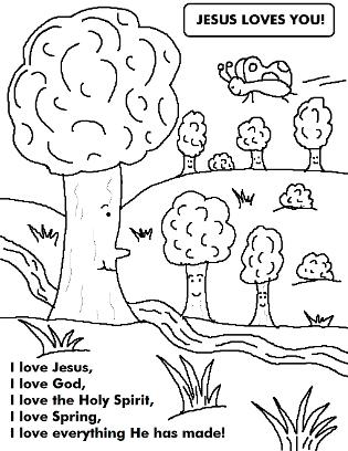 Spring Coloring Pages