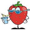 Kindergarten missing letter worksheets for kids. Strawberry Fruit.