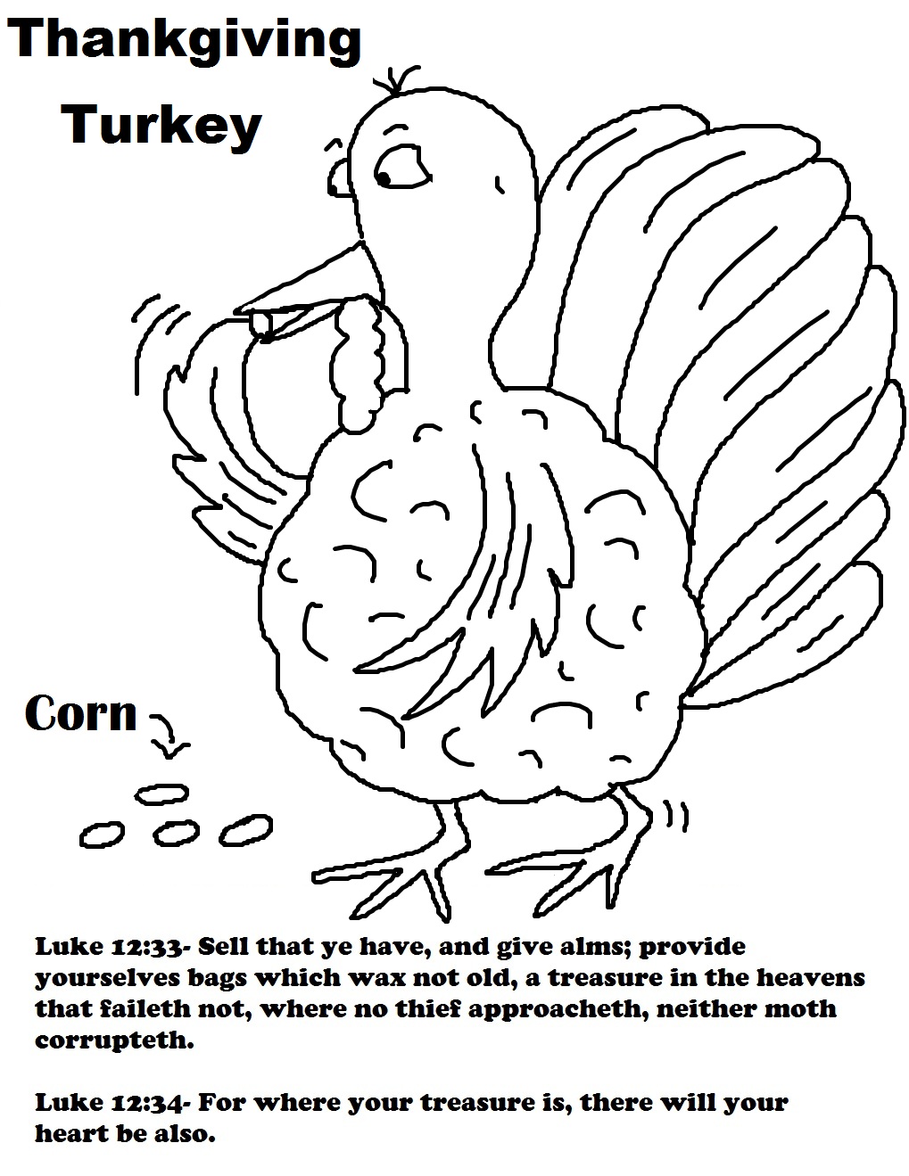 Thanksgiving Coloring Pages