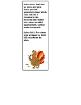 Thanksgiving Legend Turkey Bookmark