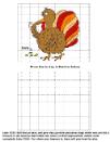 Thanksgiving Legend Turkey Gridline Drawing