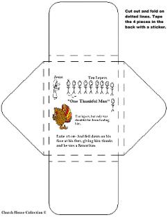 Thanksgiving Turkey Sucker Template