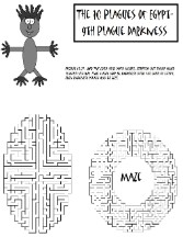 The 10 Plagues of Egypt Darkness Maze 