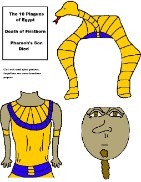 10th Plague of Egypt Pharaoh Activity Sheet