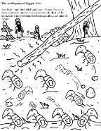 Egypt Plagues of Egypt Coloring Pages