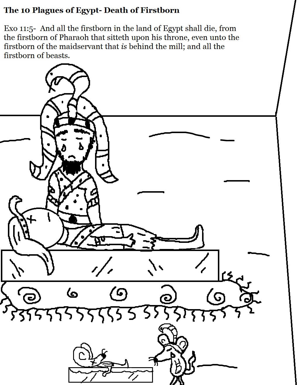 Ten Plagues Coloring Pages 4