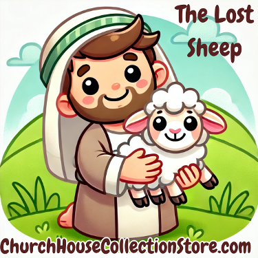 The Lost Sheep God Always Finds Us Free Preschool Sunday School Lesson on ChurchHouseCollectionStore.com