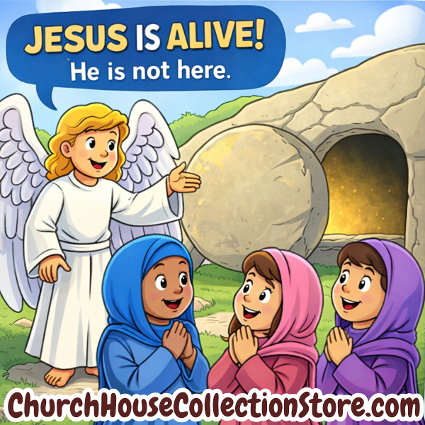 Jesus Is Alive | The Stone Rolled Away | Easter Resurrection Preschool Bible Lesson
