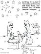 The Birth of Jesus Coloring Pagess