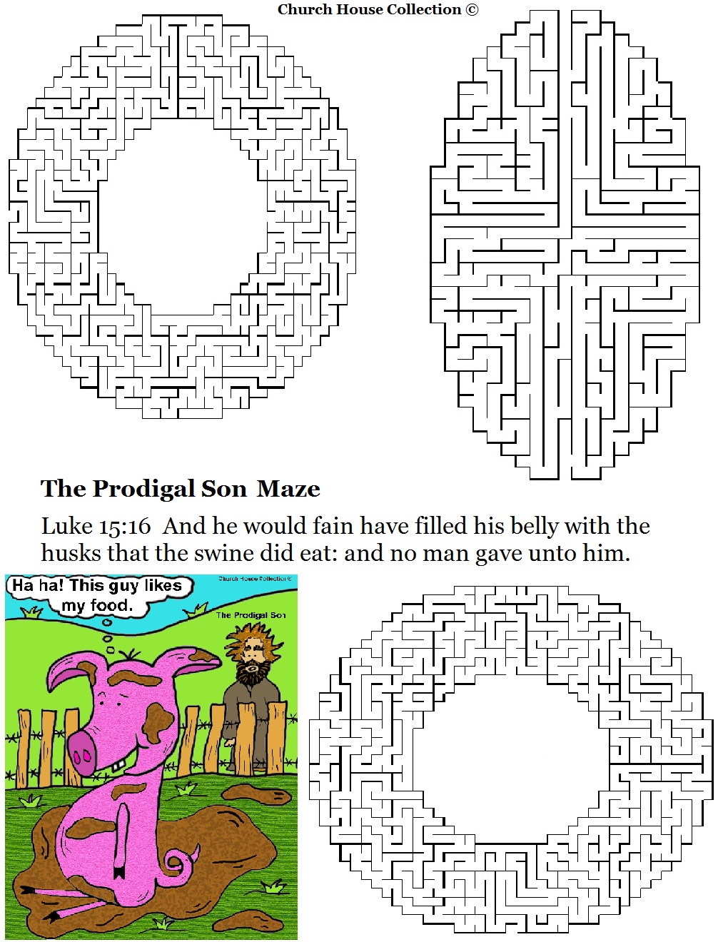 The Prodigal Son Differentiated Sequencing Worksheet Re