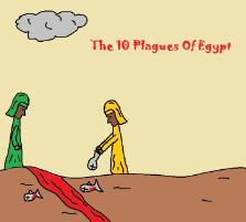 The 10 Plagues of Egypt Clipart