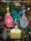 Gold Frankincense Myrrh Cutout Ornaments Three wise Men