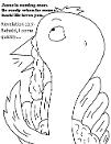 Turkey Jesus is Coming Soon Rev 22:7 Coloring Page Sunday School