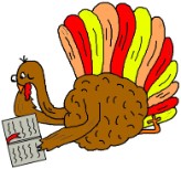 Give Thanks In All Things Turkey Reading Bible Clipart