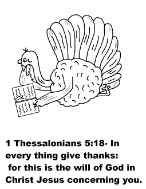 Give Thanks In All Things Coloring Page