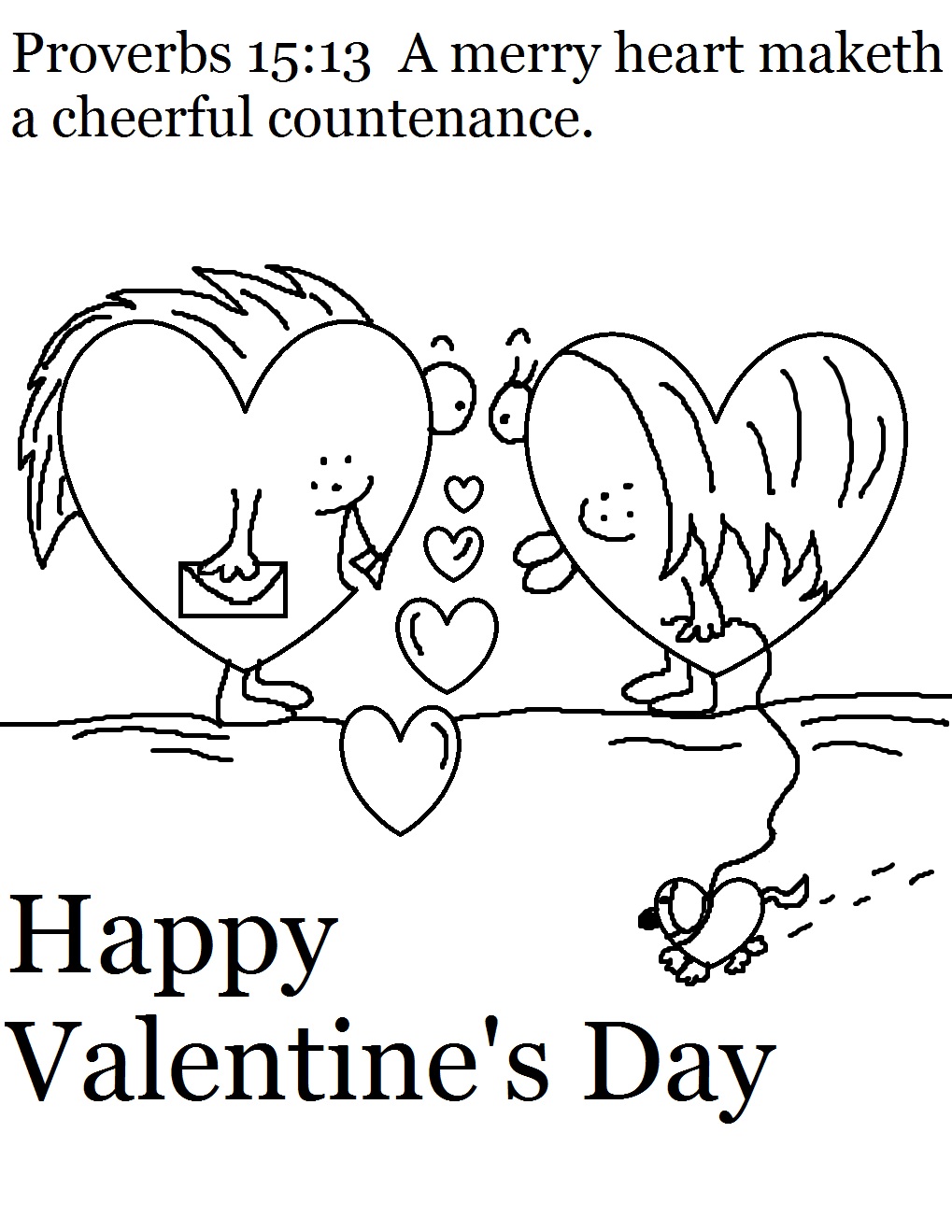 valentine bible coloring pages - photo #9