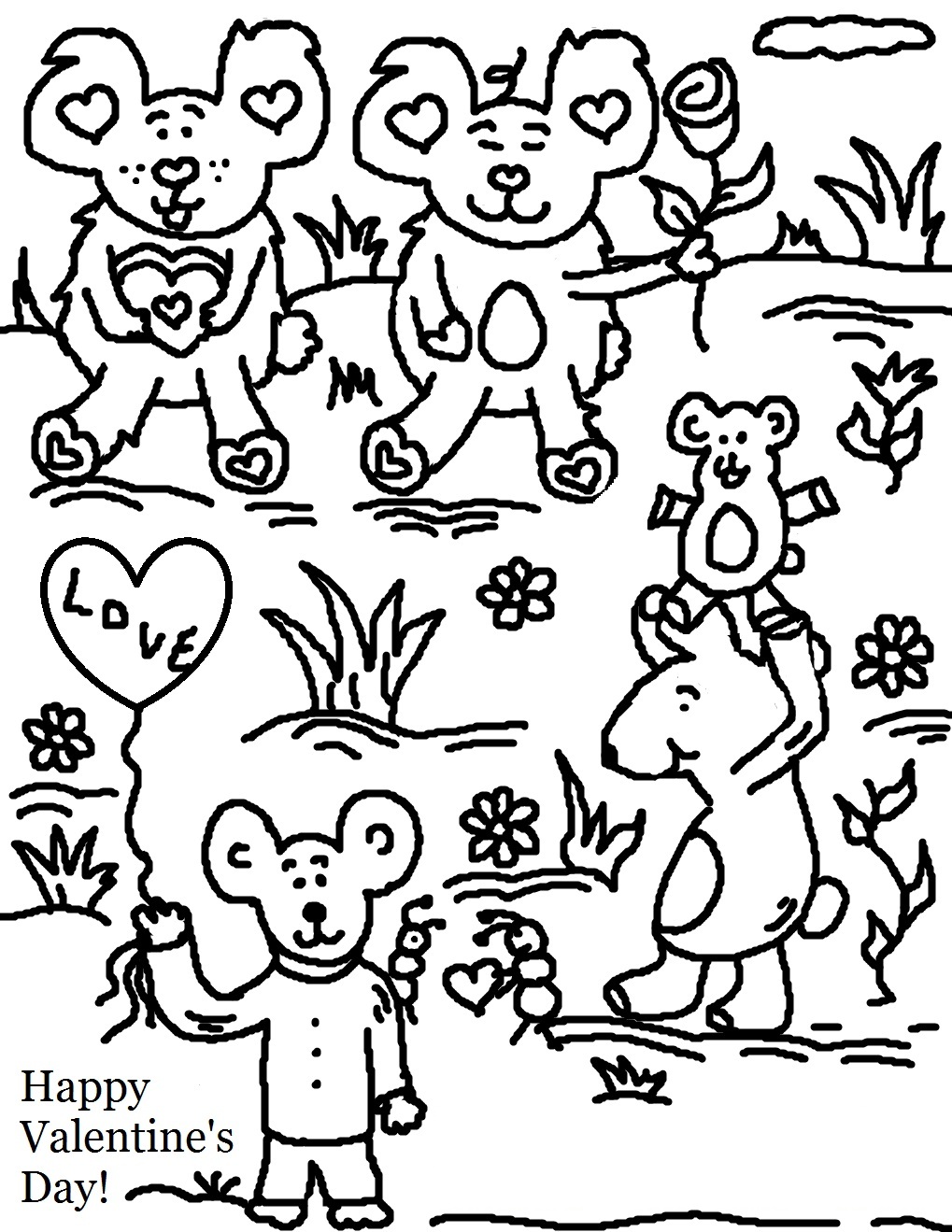valentine coloring pages for school valentine partys - photo #9