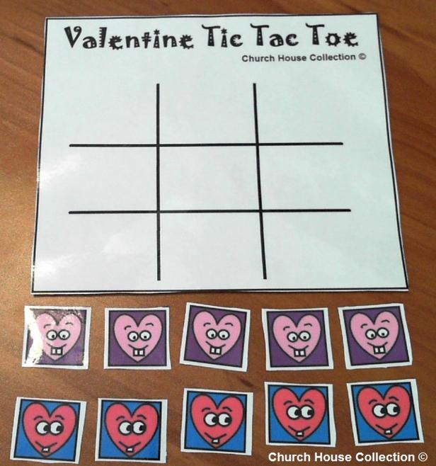 Valentine Tic Tac Toe Printable Game