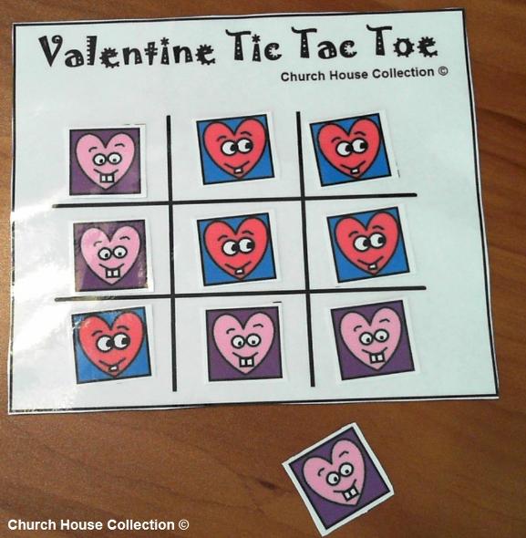 Valentine Tic Tac Toe Printable Game