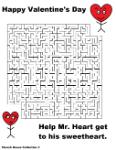 Valentine's Day Mazes For School