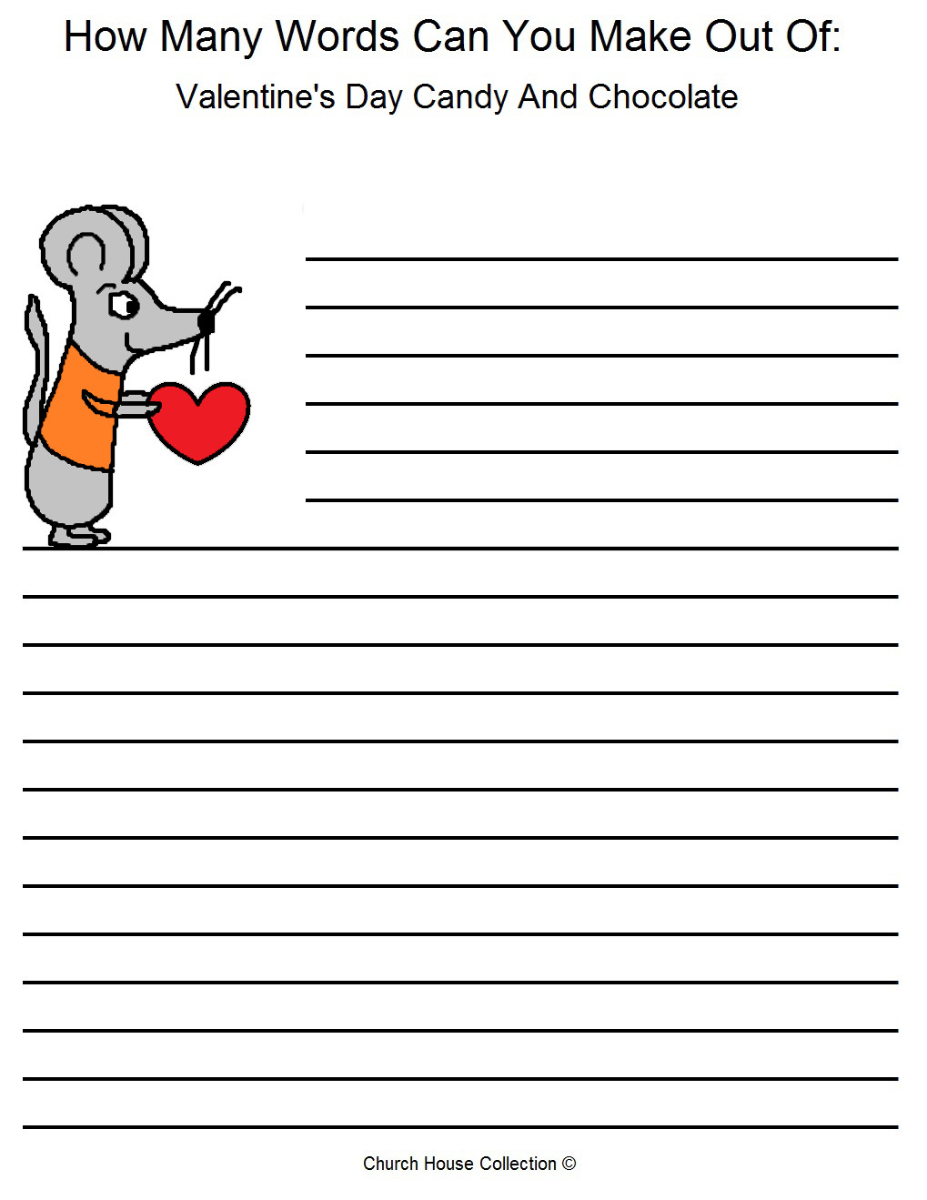 Valentine's Day Word Mining