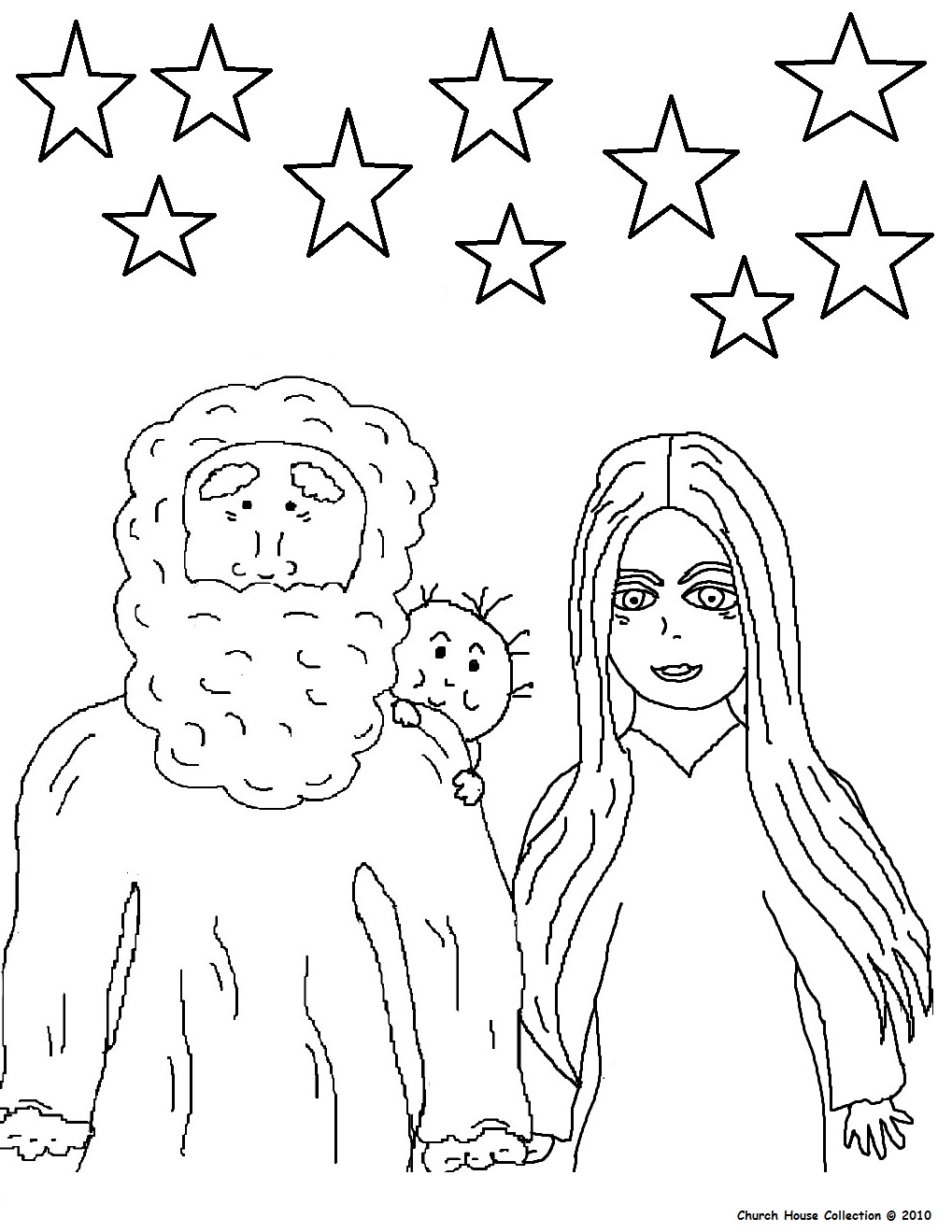 abraham and sarah printable coloring pages - photo #21