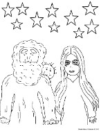 Abraham Coloring Pages