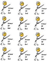 Armor of God Printable Template