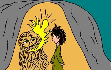 Daniel in the lion's den clipart