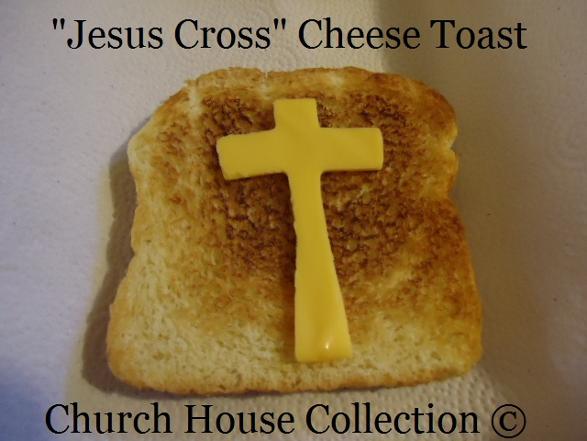 Jesus Cross Cheese Toast Easter Snacks