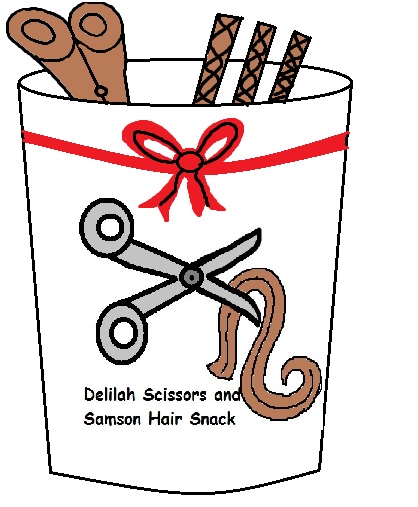 samson and delilah recipes, samson and delilah snacks, samson and delilah clipart, samson food, samson recipes, samson clipart, samson crafts, samson and delilah crafs, sunday school crafts, sunday school lessons, samson and delilah sunday school crafts