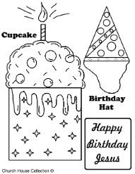 Happy Birthday Jesus Coloring Pages for Free