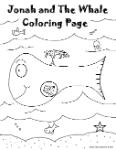  Jonah and The Whale  Coloring Page