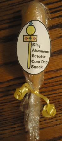 King Ahasuerus Scepter Corn Dog Snack
