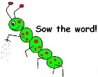 Caterpillar Sow The Word Clipart- Animal Clipart