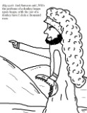 Samson Coloring Pages