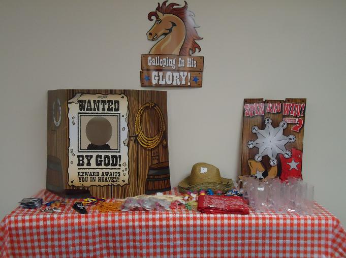 Western Vacation bible school theme 